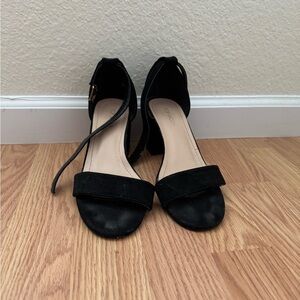 TOP Moda Black Women's Heels